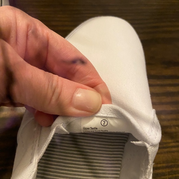 Target White Sneakers, Size 7 - Picture 5 of 5